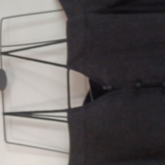 Bold Elements, black off the shoulder, spaghetti strap button down blouse. Sz. L - Picture 2 of 9